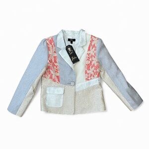 NWT - Julia K Women's Size Large Grannycore Blazer